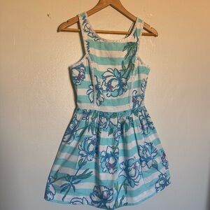 Lilly Pulitzer White and Blue Dress